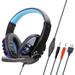 NKOOGH Earphones over The Ear For N- USB+3.5mmOver-Ear Stereo Gaming Headset Gaming Headphone Microphone Bluetooth Headset