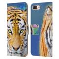 Head Case Designs Officially Licensed Aimee Stewart Animals Tiger Lily Leather Book Wallet Case Cover Compatible with Apple iPhone 7 Plus / iPhone 8 Plus