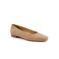 Extra Wide Width Women's Honor Slip On by Trotters in Taupe Nubuck (Size 8 WW)