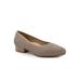 Women's Jade Pump by Trotters in Mid Grey (Size 12 M)