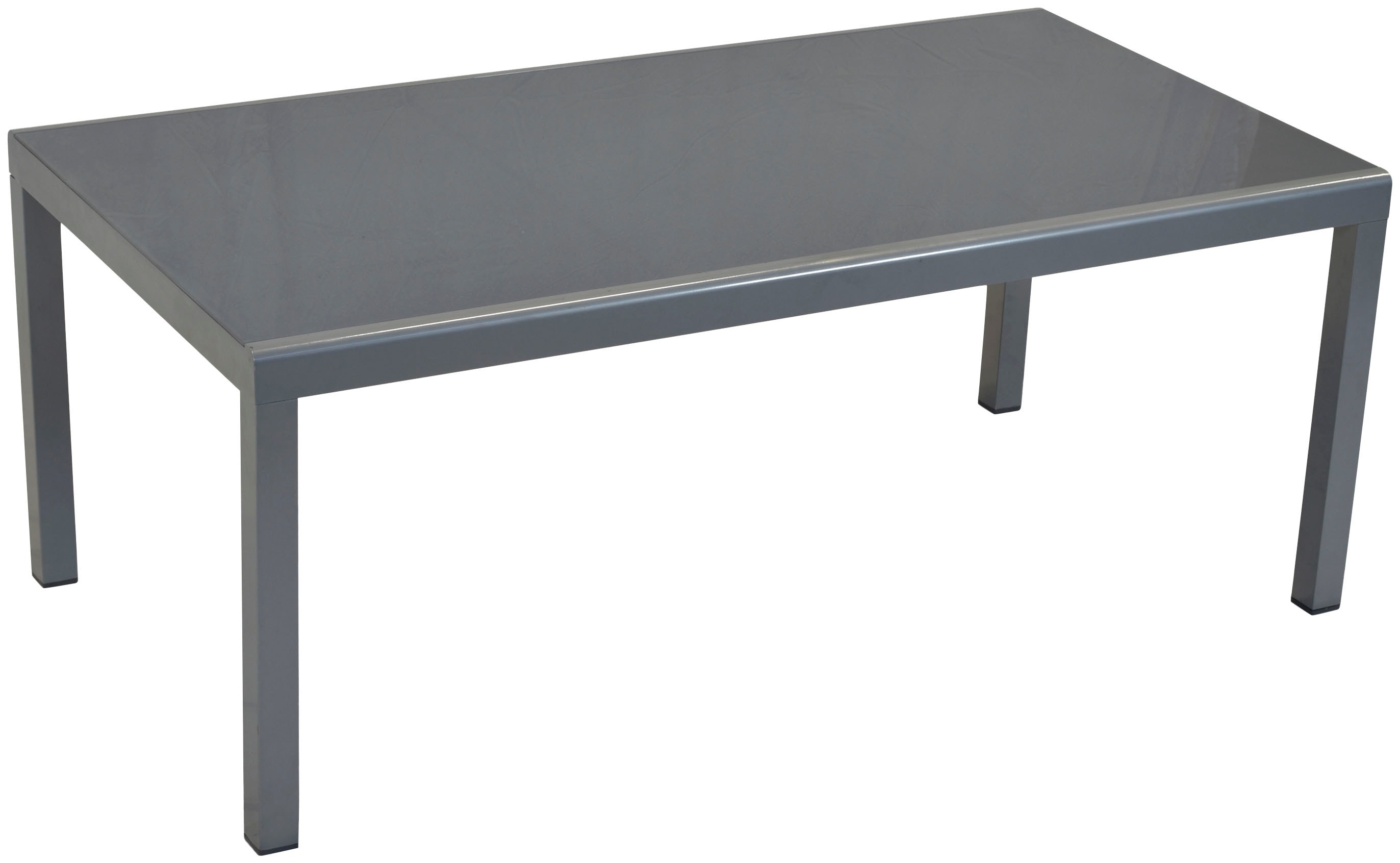 Gartentisch MERXX, silber (silber, silber, grau), B:190cm H:75,5cm T:100cm, Tische, Gartentisch, BxTxH: 190x100x75,5 cm