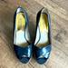 Michael Kors Shoes | Michael Kors Dark Navy Blue Wedges Size 8 | Color: Blue | Size: 8.5