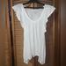 American Eagle Outfitters Tops | American Eagle Flutter Top. | Color: White | Size: Xxs