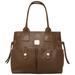 Dooney & Bourke Bags | Dooney & Bourke Double Pocket Leather | Color: Brown | Size: W 12'' X H 10 3/4'' X D 5 1/2''