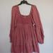 Free People Dresses | Free People Dusty Rose Peasant Dress Size Small Pettitte Nwt | Color: Pink | Size: S