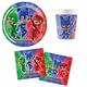 Procos DY10273868 - PJ Masks Party Set Small, Teller, Becher und Servietten, Tischdeko, Geburtstagsdekoration