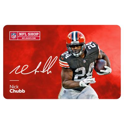 Nick Chubb Cleveland Browns NFL Shop eGift Card ($10-$500)