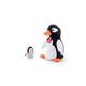 Trudi 29859 Tiere Hand Puppet, Penguin with Baby