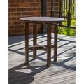 POLYWOOD® Round 18" Outdoor Side Table Plastic | 18 H x 18 W x 18 D in | Wayfair RST18MA