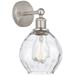 Edison Waverly 6" Brushed Satin Nickel Sconce w/ Clear Shade