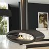 Decoflame Ellipse Ceiling Ethanolkamin: Schwarz / Schwarz