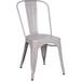 Williston Forge Havannah dining chairs, kitchen chairs, dining chairs, Steel in Gray | 33 H x 17 W x 20 D in | Wayfair