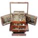 Red Barrel Studio® Jewelry Box Wood in Brown | 7.68 H x 11.02 W x 7.48 D in | Wayfair 84D00848F26E41AEB979CD96EAD30E27