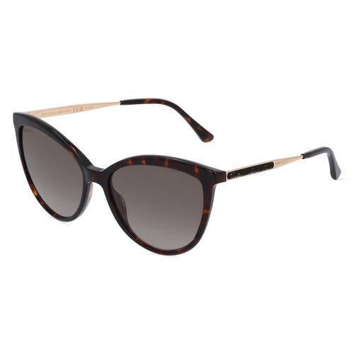 Jimmy Choo BELINDA/S Damen-Sonnenbrille Vollrand Butterfly Acetat-Gestell, braun