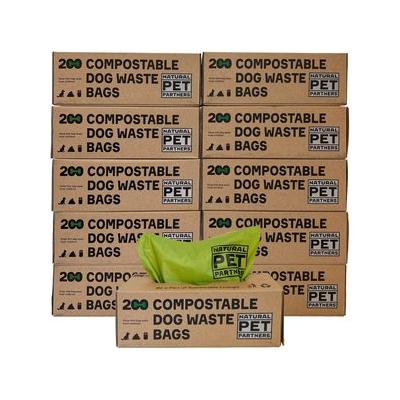 Natural Pet Partners Commercial Compostable Bulk Roll Dog Waste Bags, 10 Rolls, 2000 count