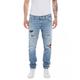 Replay Herren Jeans Mickym Slim-Fit aus Komfort Denim, Blau (Light Blue 010), W31 x L32