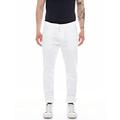 Replay Herren Jeans Mickym Slim-Fit mit Stretch, Weiß (White 001), W34 x L32