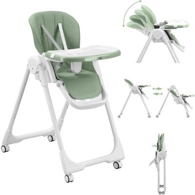 Baby Vivo - Design Kinderhochstuhl aus Kunststoff - Tippy in Cool Mint