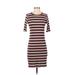 Stateside Casual Dress - Mini: Tan Stripes Dresses - Women's Size X-Small