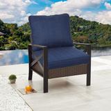 Aoodor Outdoor Deep Seat Chair Cushion Set with Dust Jacket Set of 2 (2 Back, 2 Seater )