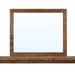 Rustic Style Reclaimed Pine Wood Square Shaped of Dresser Mirror