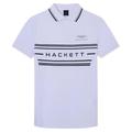 Hackett London Herren Amr Chest Panel Polo Shirt, Black (Black) A, M