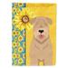 Summer Sunflowers Red Wheaten Terrier Flag Garden Size 11.25 in x 15.5 in