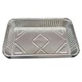 Disposable BBQ Drip Pans Aluminum Drip Pans Recyclable Thick Geat to Grill Meat Fish and Vegetables for BBQ Party - 10Pcs_2200ml