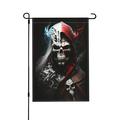 TEQUAN Fantasy Death Skull Skeleton Garden Flags 18 x 12 inch Double Sided Linen Outdoor Flag for Holiday Farmhouse Yard Home Decor