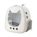 Pet Carrier Backpack Waterproof Cat Pet Backpack for Small Dog Cats Hold Up to 11 Lbs Adjustable Ventilated Cats Pet Backpack for Kittens Travel Hiking Camping Outdoor White