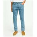 Brooks Brothers Men's Classic Slim Fit Denim Jeans | Light Blue | Size 38 32