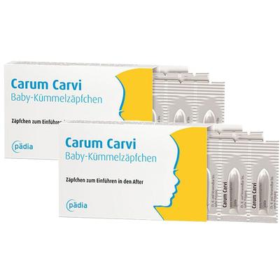 Carum Carvi Baby-Kümmelzäpfchen Doppelpack 2x10 St Suppositorien Image