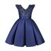 ZHAGHMIN Summer Toddler Girl Dresses Toddler Kids Girls Prints Sleeveless Party Hoilday Court Style Dress Princess Clothes Posh Fashion Girls Dresses Tee Shirt With Pocket Easter Romper Toddler Girl