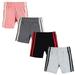 Hudson Baby Boy Shorts Bottoms 4-Pack Red Black 9-12 Months