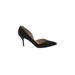 J.Crew Heels: Slip On Stiletto Cocktail Black Solid Shoes - Women's Size 6 - Pointed Toe