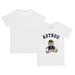 Infant Tiny Turnip White Houston Astros Teddy Boy T-Shirt