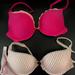 Victoria's Secret Intimates & Sleepwear | 2 Victoria Secret Push Up Bras -34c | Color: Pink/White | Size: 34c