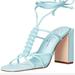 Jessica Simpson Shoes | Jessica Simpson Women's Maena Ankle Wrap Sandal Sz 6-11 | Color: Blue | Size: Various