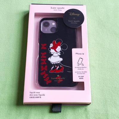 Kate Spade Cell Phones & Accessories | Kate Spade Disney Minnie Mouse Bow Iphone 14 Phone Case:Nwt Bows | Color: Black/Red | Size: Fits Iphone 14