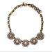 J. Crew Jewelry | J. Crew Layered Crystal Circle Chain Necklace | Color: Gold/Silver | Size: Os