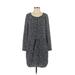 Gap Casual Dress: Blue Marled Dresses - Women's Size X-Small