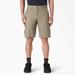 Dickies Men's Flex Cooling Active Waist Regular Fit Cargo Shorts, 11" - Desert Sand Size 42 (WR576)