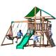 Spielturm BACKYARD DISCOVERY "Grayson Peak" Spieltürme braun (braun, grün) Kinder Spielturm