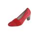 Pumps NATURAL FEET "Janine" Gr. 36, rot Damen Schuhe Elegante Pumps