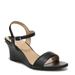 Naturalizer Bristol wedge - Womens 10 Black Sandal W