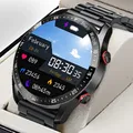 Montre intelligente étanche ECG + PPG pour homme appel Bluetooth lecteur de musique montre