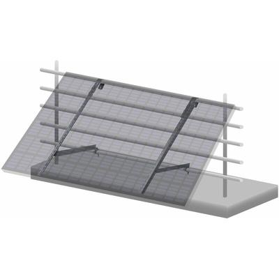 Universal Solarmodul Balkon Halterung Set mit verstellbarem Winkel, Aluminium Montageset - Zelsius Image