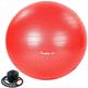 Movit® Gymnastikball - 65 cm, mit Pumpe, Maßband, bis 500 kg, für Training, Büro, Groß, Aufblasbar,