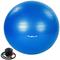 Movit - Gymnastikball mit Fußpumpe, 65 cm, blau