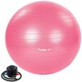 Movit® Gymnastikball - 75 cm, mit Pumpe, Maßband, bis 500 kg, für Training, Büro, Groß, Aufblasbar,